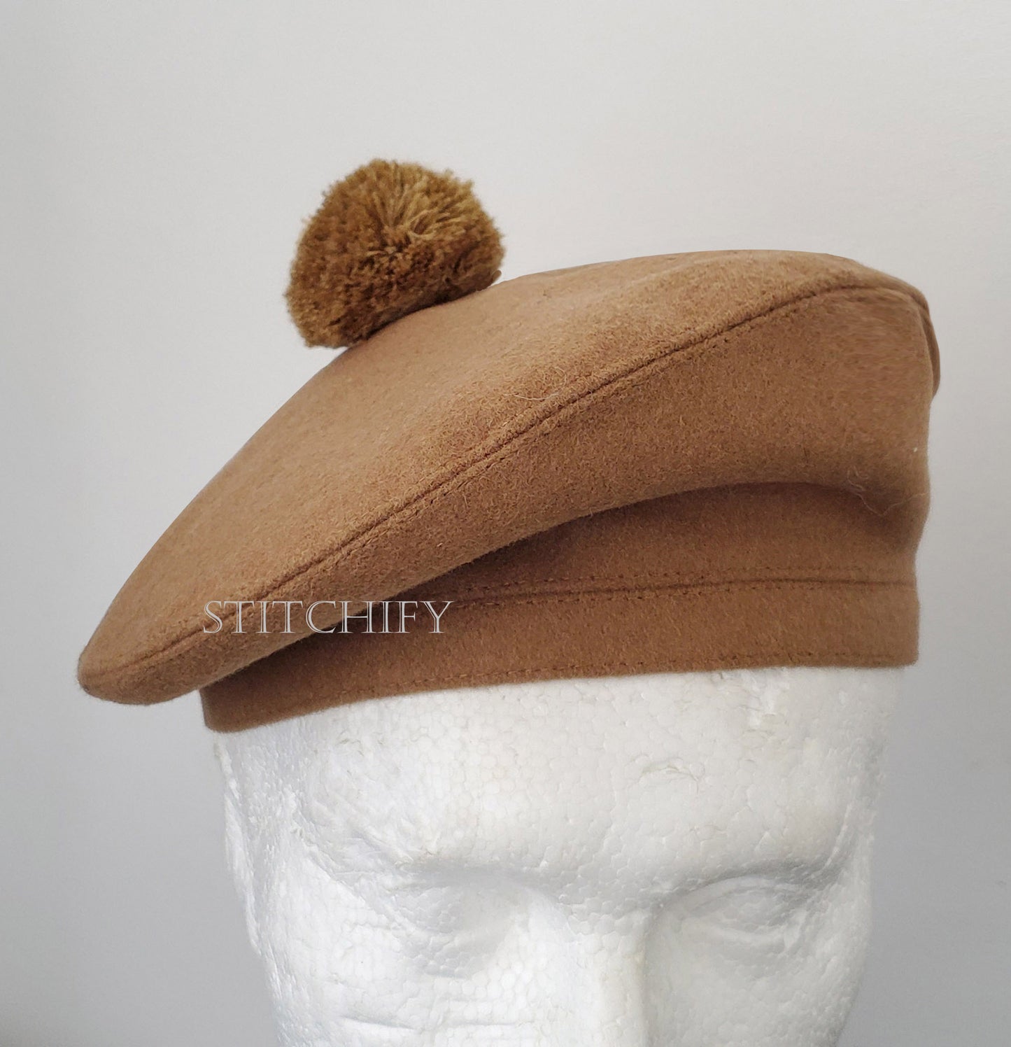 Scottish Tam O'Shanter Hat, Men's Beret