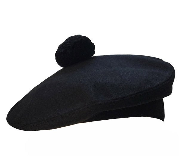 Green Tam O Shanter Hat, Scottish Tam