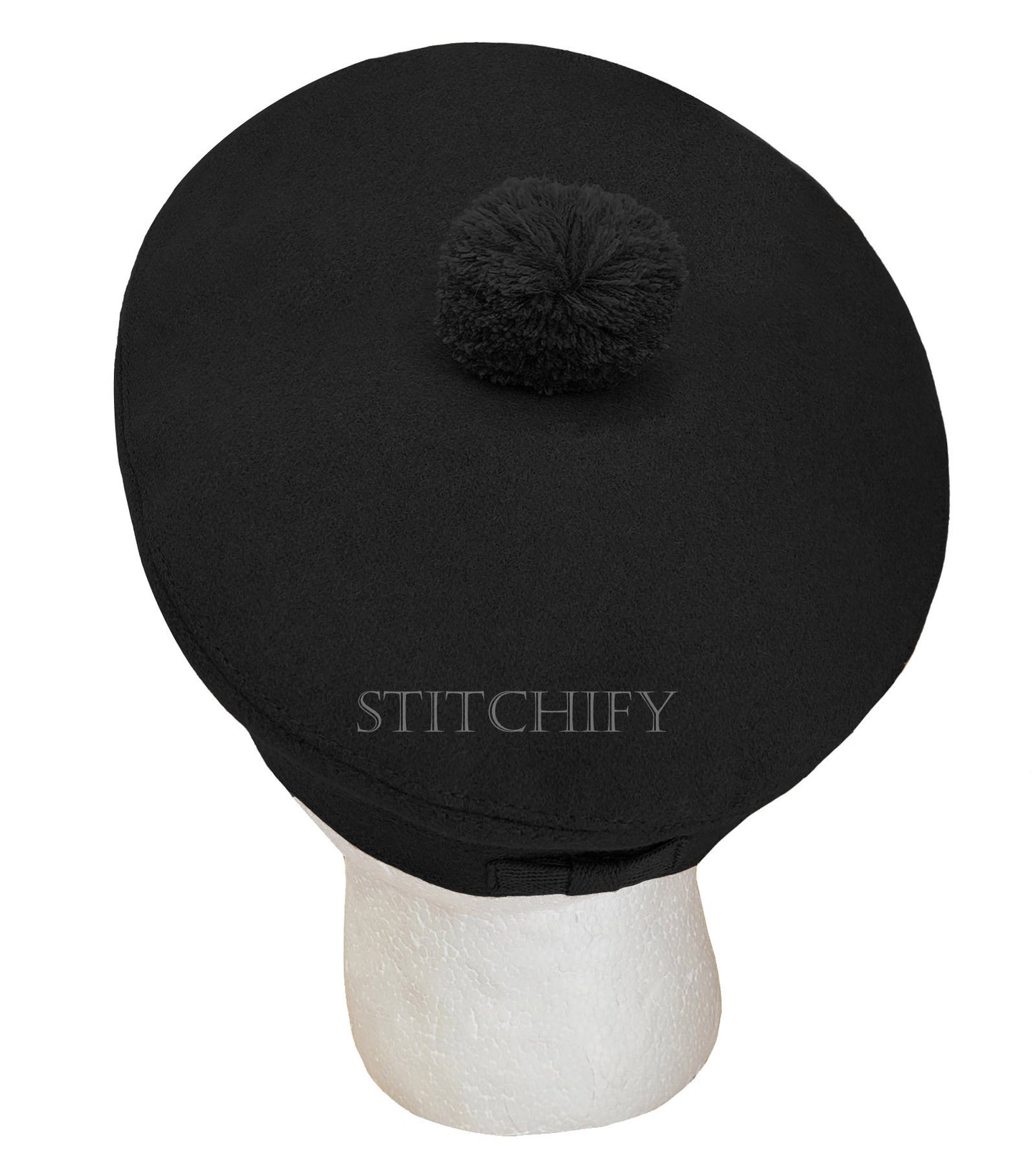 Black Tam o'Shanter Hat