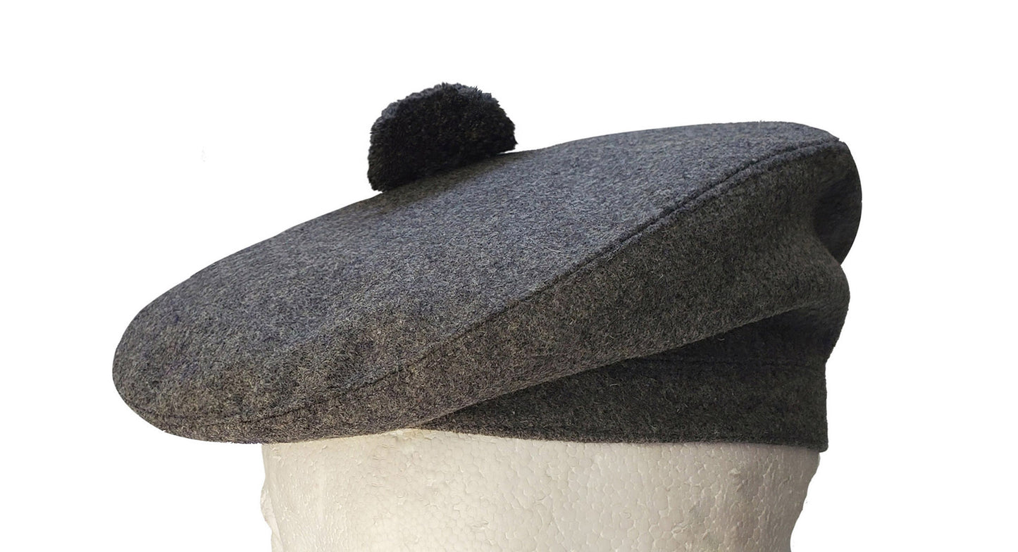 Men's Tam Hat, Scottish Tam O'Shanter Hat - Green Beret