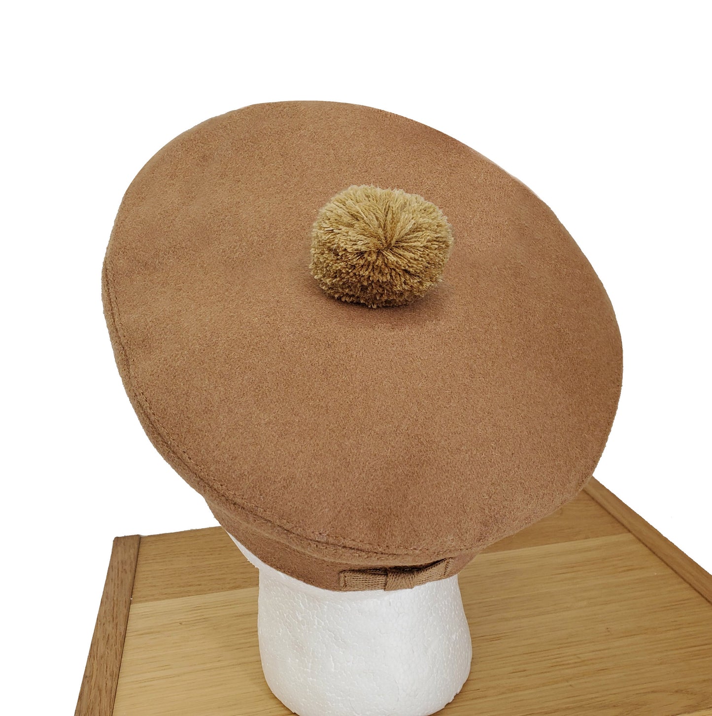 Scottish Tam O'Shanter Hat - Camel