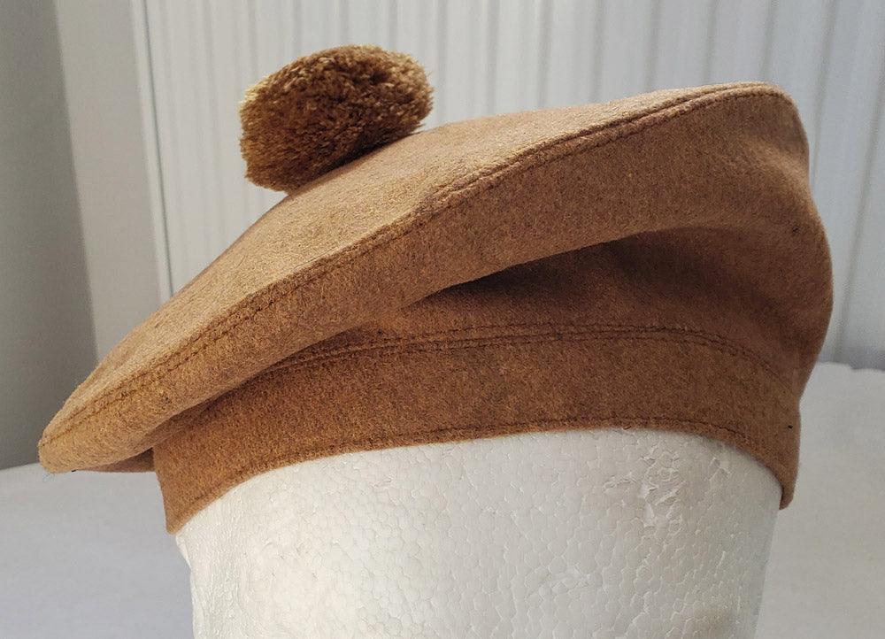 Tam O Shanter Hat, Scott's Beret - Sand