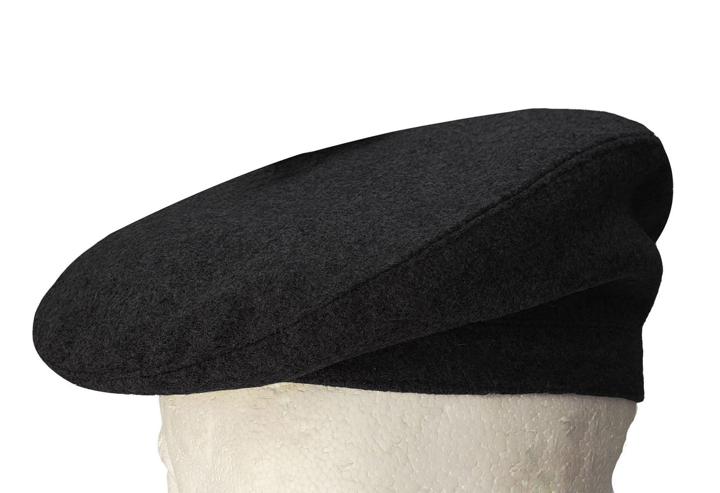 Tam O Shanter Hat, Scottish Tam, Balmoral Hat, Charcoal Grey, Beret, Winter Hat, Wool Side Hat, Slouchy Hat, Men's Hat, Gift Scots bonnet,