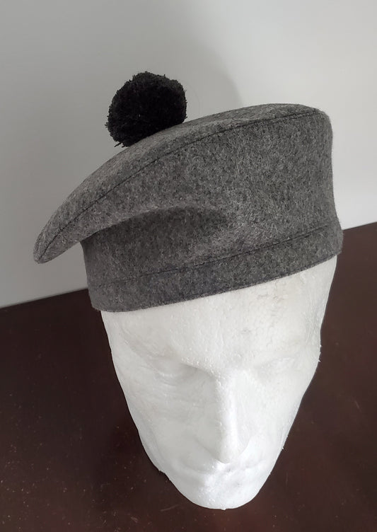 Grey Tam O Shanter Hat, Scott's Beret
