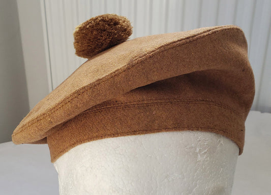 Tam O Shanter Hat, Scott's Beret - Sand
