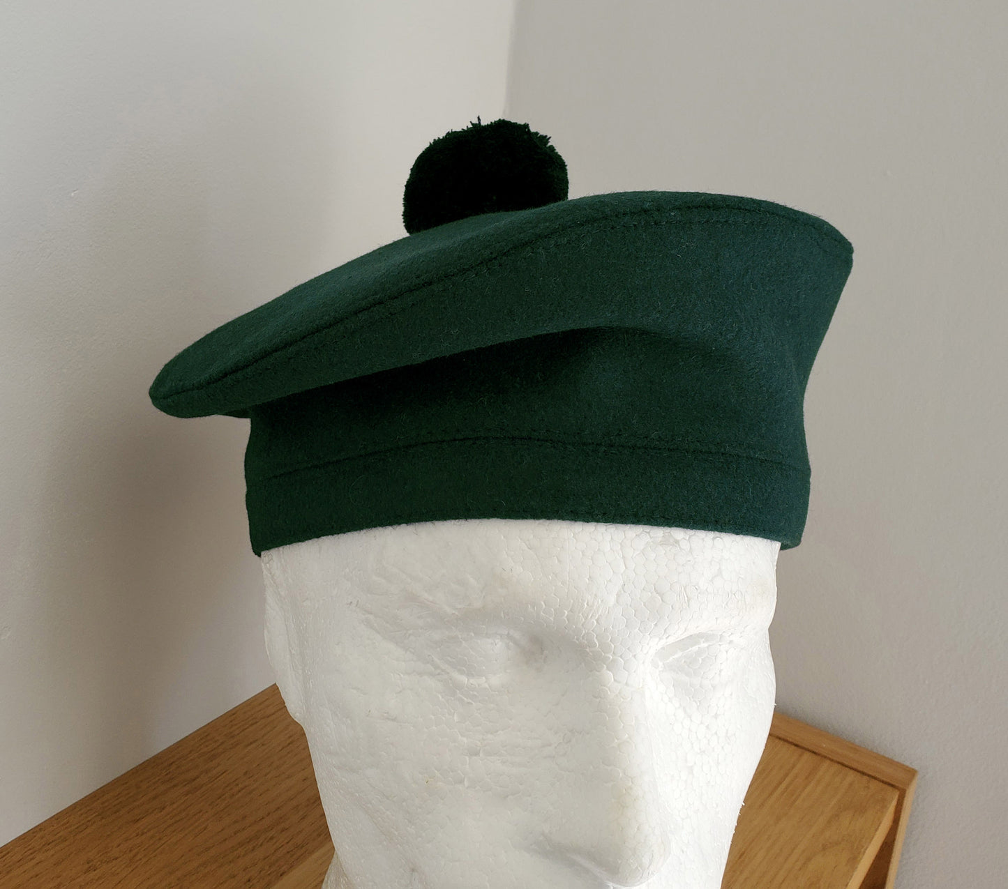 Men's Tam Hat, Scottish Tam O'Shanter Hat - Green Beret