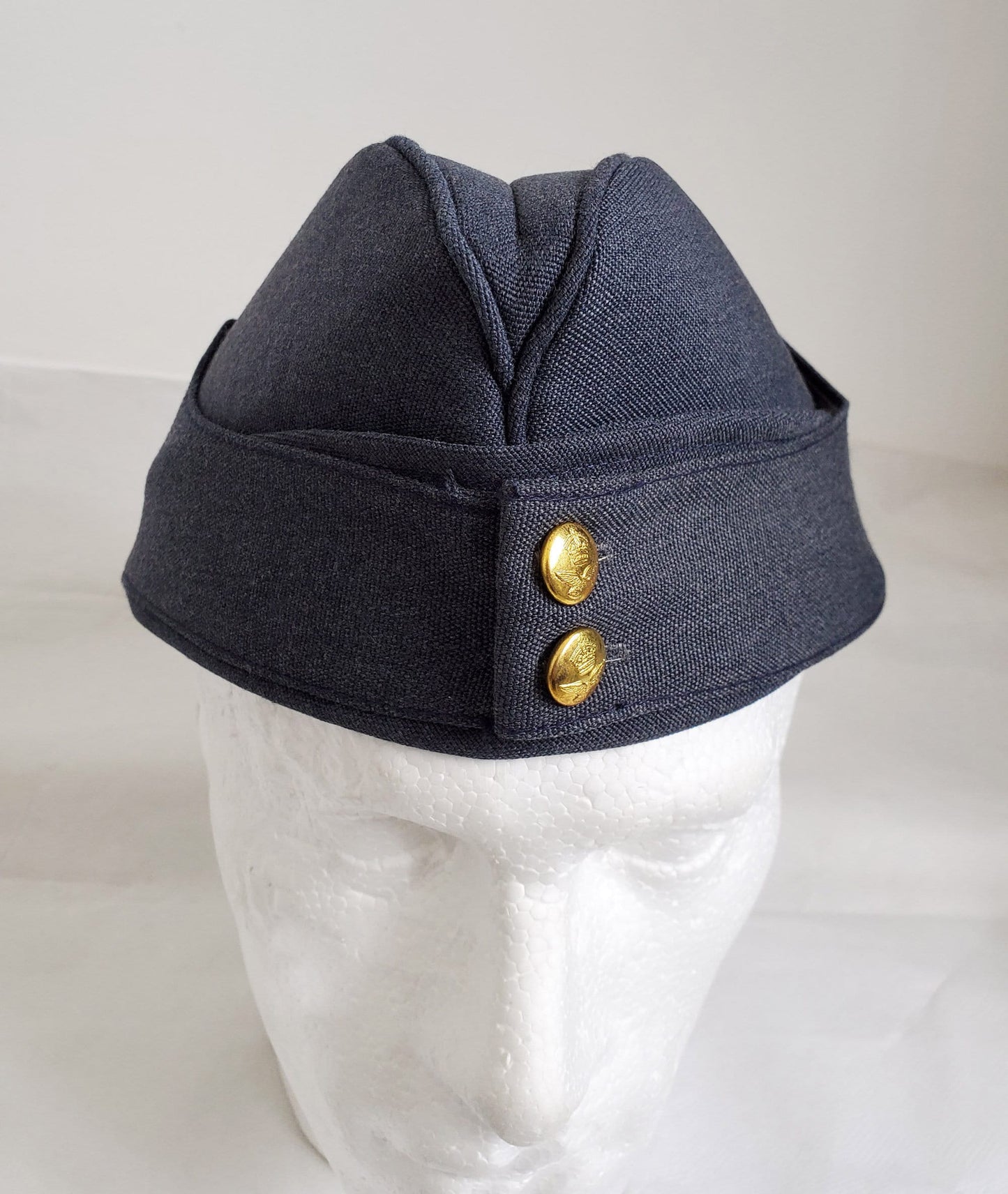 Royal Air Force Side Cap, Side Cap, WW2 style hat, Kings Crown Button, Reproduction Hat , Military Cap , Reenactment Hat, RAF hat, Grey Hat