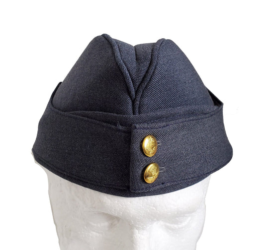 Royal Air Force Side Cap, Side Cap, WW2 style hat, Kings Crown Button, Reproduction Hat , Military Cap , Reenactment Hat, RAF hat, Grey Hat