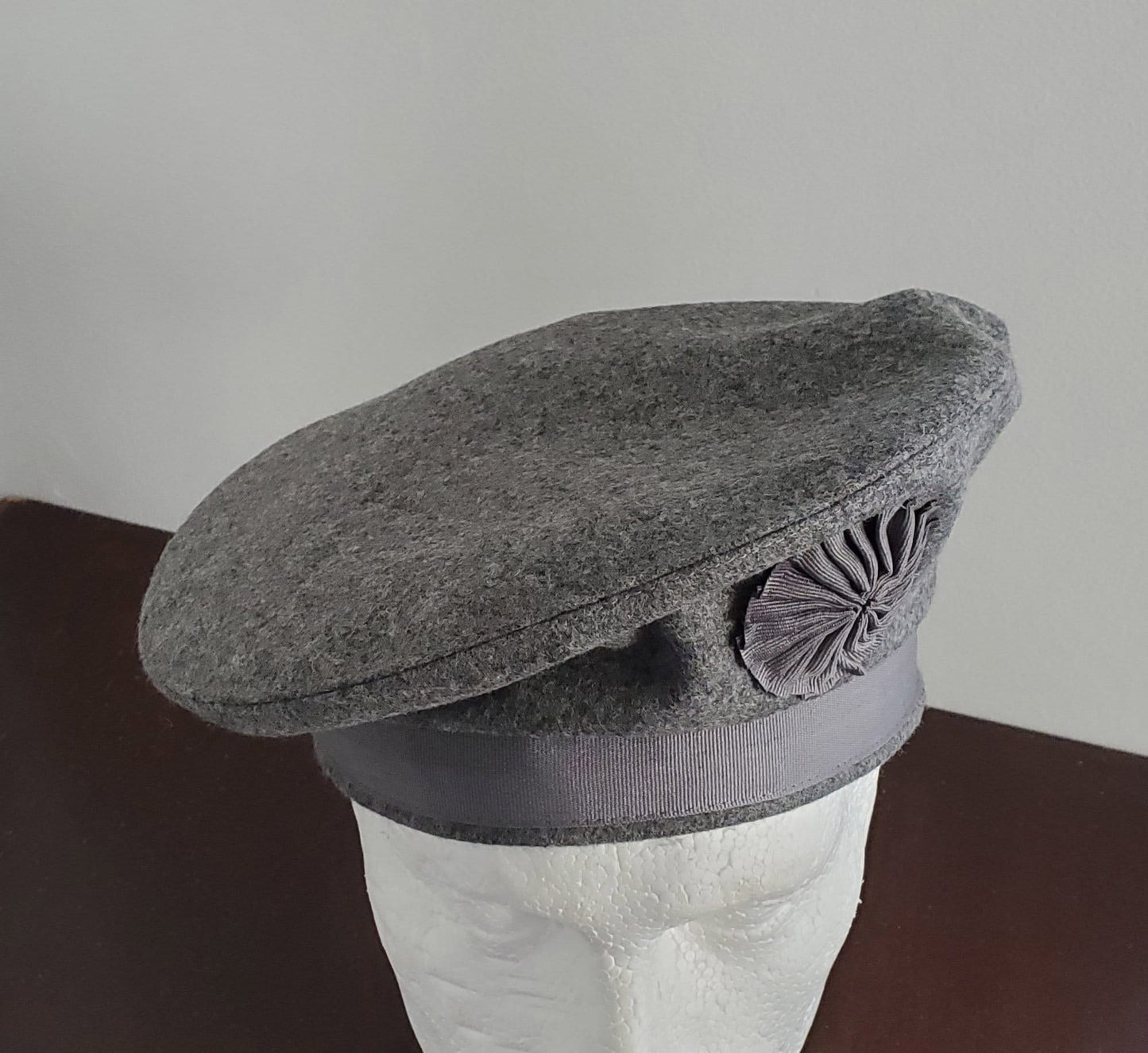 Caubeen Hat, Balmoral Hat, French Beret, Black Hat, Bonnet, Grey Hat, Wool Hat, slouchy hat, Tam O Shanter Hat, Irish Beret