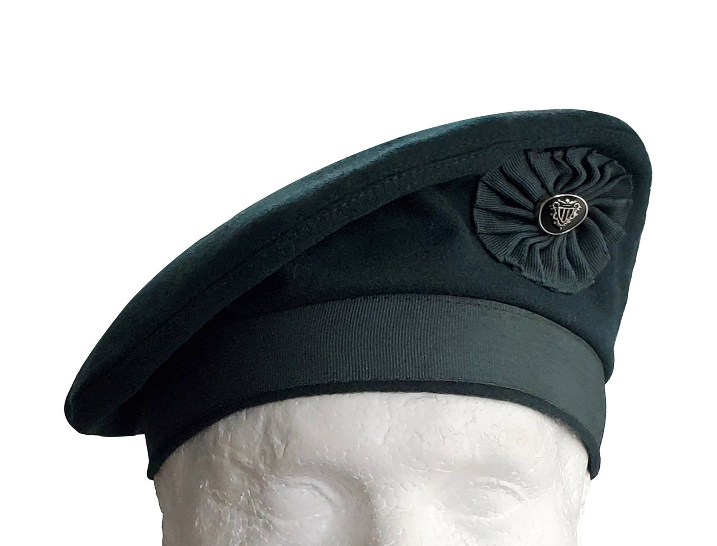 Caubeen Hat, Balmoral Hat, French Beret, Glengarry, Bonnet, Green Hat, Wool Hat, slouchy hat, Tam O Shanter Hat, Irish Beret