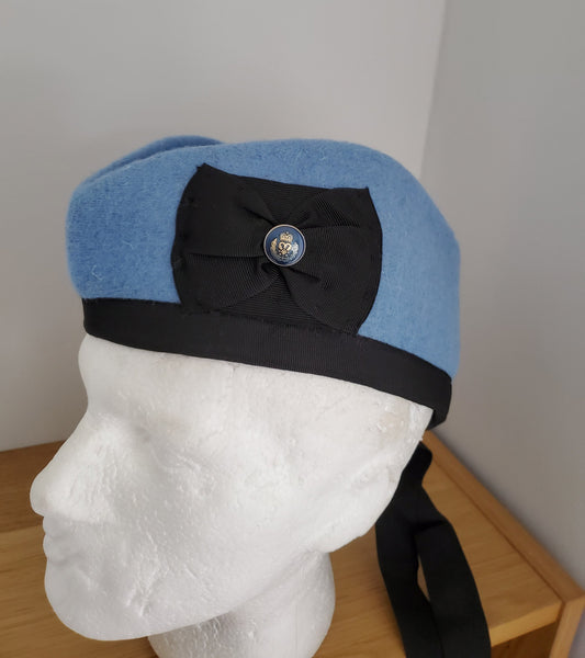 Scottish Hat, Wool Glengarry Hat, Hat, Blue Wool Beret, Army Cap, Scot's Hat, Pipe Band Hat, Smoking Hat, Fashion Hat, Gift